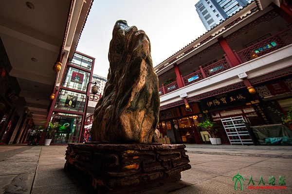 《商街石韵》商街奇石相映生辉。