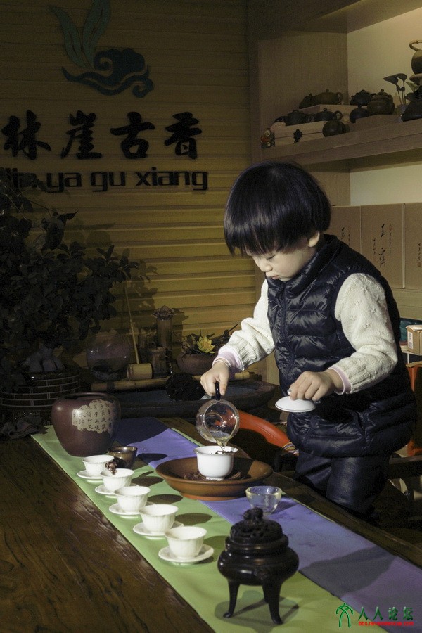 我和爸爸学茶艺（两岁半）