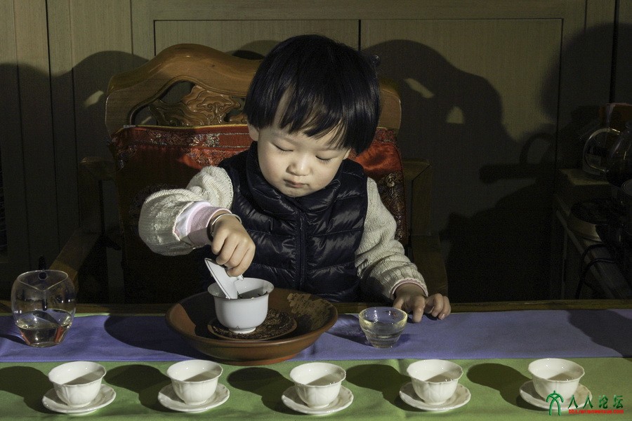 我和爸爸学茶艺（两岁半）