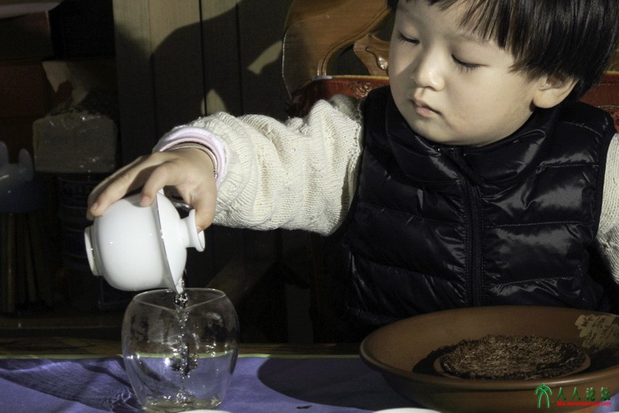 我和爸爸学茶艺（两岁半）